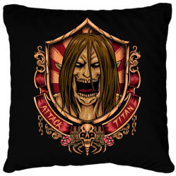 printfashion Attack Titan - Párnahuzat, Díszpárnahuzat - Fekete (11006460)