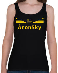 printfashion ÁronSky Legújabb minta! - Női atléta - Fekete (4115355)