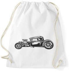 printfashion Hot rod 03 - Sportzsák, Tornazsák - Fehér (4940719)