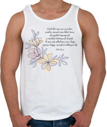 printfashion Dalai Láma idézet - Férfi atléta - Fehér (13872499)