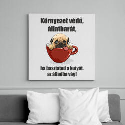 printfashion allatbarat-001 - Vászonkép - Fehér (6631702)