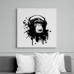 printfashion Music in love - Vászonkép - Fehér (6631171)