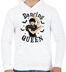 printfashion Dancing Queen - Férfi kapucnis pulóver - Fehér (11544858)