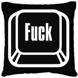 printfashion Fuck billentyű - Párnahuzat, Díszpárnahuzat - Fekete (5787425)