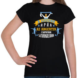 printfashion Argentin csapat - Női póló - Fekete (10856683)