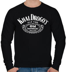 printfashion KhalDrogo's whiskey - Férfi pulóver - Fekete (1499946)