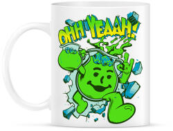 printfashion Green cup - Bögre - Fehér (2940701)