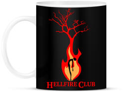 printfashion Hellfire Club heart - Bögre - Fekete (7477615)