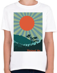 printfashion Minimalista Tájkép - Gyerek póló - Fehér (13478637)