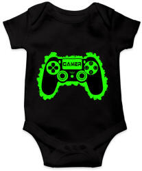 printfashion Gamer - Baba Body - Fekete (7038458)