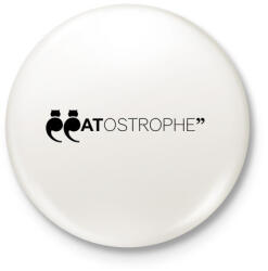 printfashion CATostrophe - Kitűző, hűtőmágnes - Fehér (3074991)