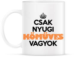 printfashion komuves vagyok - Bögre - Fehér (1627803)