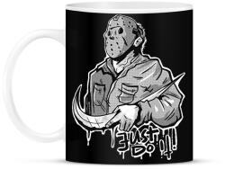 printfashion Just do it serial killer Halloween - Bögre - Fekete (16777344)