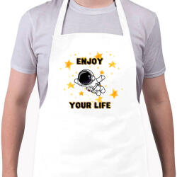 printfashion Enjoy your life - Kötény - Fehér (13961808)