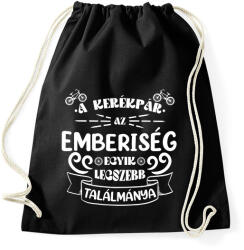 printfashion A kerékpár - Sportzsák, Tornazsák - Fekete (7434281)