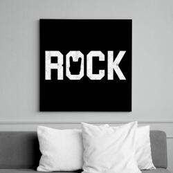 printfashion Rock and roll - Vászonkép - Fekete (6643133)