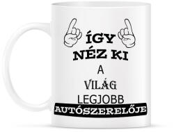 printfashion Legjobb autószerelő - Bögre - Fehér (1801678)
