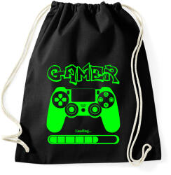 printfashion Gamer - Sportzsák, Tornazsák - Fekete (5309892)