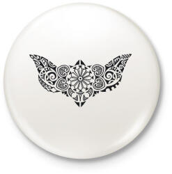 printfashion Maori rája - Kitűző, hűtőmágnes - Fehér (6112920)