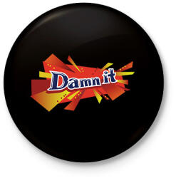 printfashion daim damnit - Kitűző, hűtőmágnes - Fekete (14929514)
