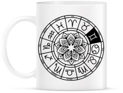 printfashion horoszkóp ikrek fekete - Bögre - Fehér (12666783)