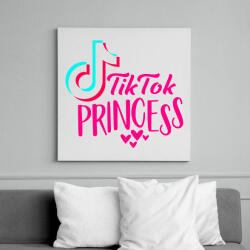 printfashion Tik Tok Hercegnő - Vászonkép - Fehér (6629733)