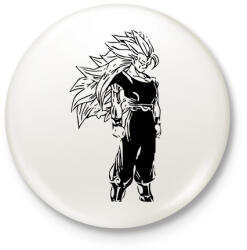 printfashion Dragon Ball - Kitűző, hűtőmágnes - Fehér (14987822)