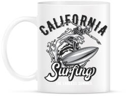 printfashion Szörf 02 - California Surfing - Bögre - Fehér (4923749)