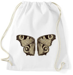 printfashion Lepkeszárny - Sportzsák, Tornazsák - Fehér (15469125)