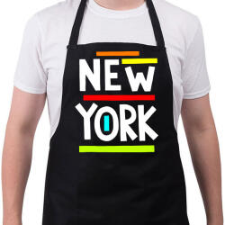 printfashion NEW YORK - Kötény - Fekete (4926427)