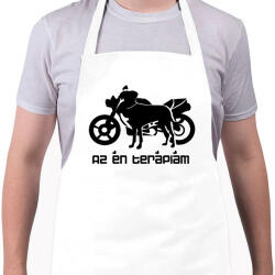 printfashion kutyamotor2 - Kötény - Fehér (4912795)