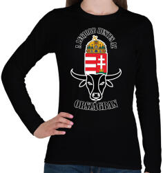 printfashion A legjobb hentes az országban - Női hosszú ujjú póló - Fekete (9458104)