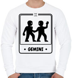 printfashion ikrek - Férfi pulóver - Fehér (13625758)