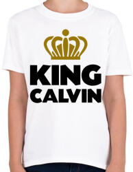 printfashion King calvin - Gyerek póló - Fehér (2331531)