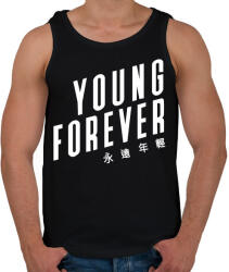 printfashion BTS Young forever - Férfi atléta - Fekete (1140777)