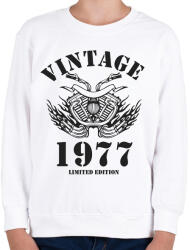 printfashion 1977 - Gyerek pulóver - Fehér (6217337)