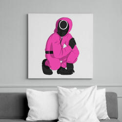 printfashion Squid Game Soldier - Vászonkép - Fehér (6638436)