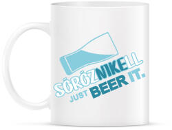 printfashion sörözni kell másik - Bögre - Fehér (6843479)