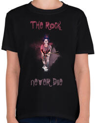 printfashion rock never die2 - Gyerek póló - Fekete (1568598)