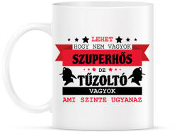 printfashion Tűzoltó szuperhős - Bögre - Fehér (10749458)
