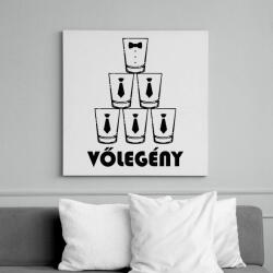 printfashion Vőlegény - Vászonkép - Fehér (13156306)