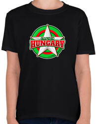 printfashion CAPTAIN HUNGARY - Gyerek póló - Fekete (10130336)