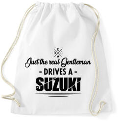 printfashion Just the real Gentleman - Suzuki - Sportzsák, Tornazsák - Fehér (4452940)