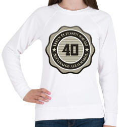 printfashion 40 - Női pulóver - Fehér (7226533)