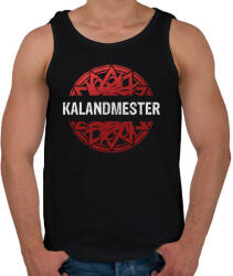 printfashion Kalandmester - Goth kör (Vörös) - Férfi atléta - Fekete (2757692)