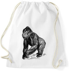 printfashion Gorilla - Sportzsák, Tornazsák - Fehér (10595469)