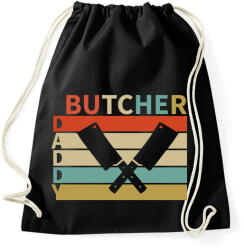 printfashion Hentes apa - Sportzsák, Tornazsák - Fekete (9388756)