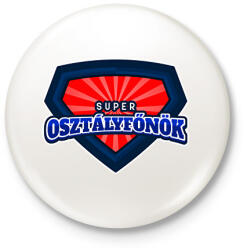 printfashion SUPEROSZIFŐ - Kitűző, hűtőmágnes - Fehér (11486776)