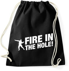 printfashion CS: GO - TŰZ! - Sportzsák, Tornazsák - Fekete (842438)