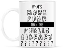 printfashion What's more punk - Bögre - Fehér (7668137)